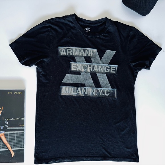 ARMANI EXCHANGE Milan NYC Graphic TShirt - Picture 2 of 3